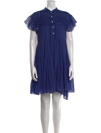 Étoile Isabel Marant Mock Neck Knee-Length Dress