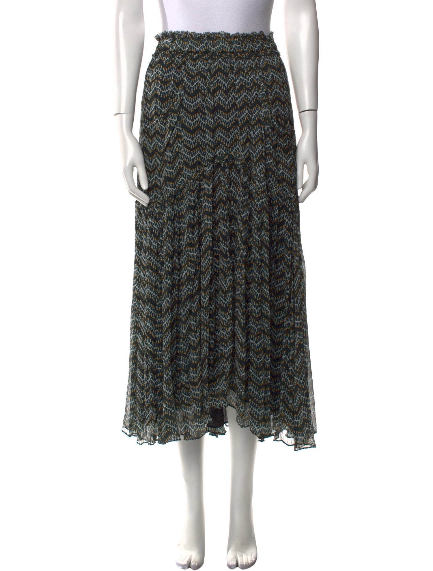 Étoile Isabel Marant Printed Midi Length Skirt