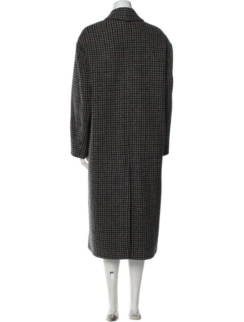 Étoile Isabel Marant Virgin Wool Houndstooth Print Coat