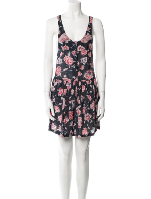 Étoile Isabel Marant Printed Scoop Neck Romper