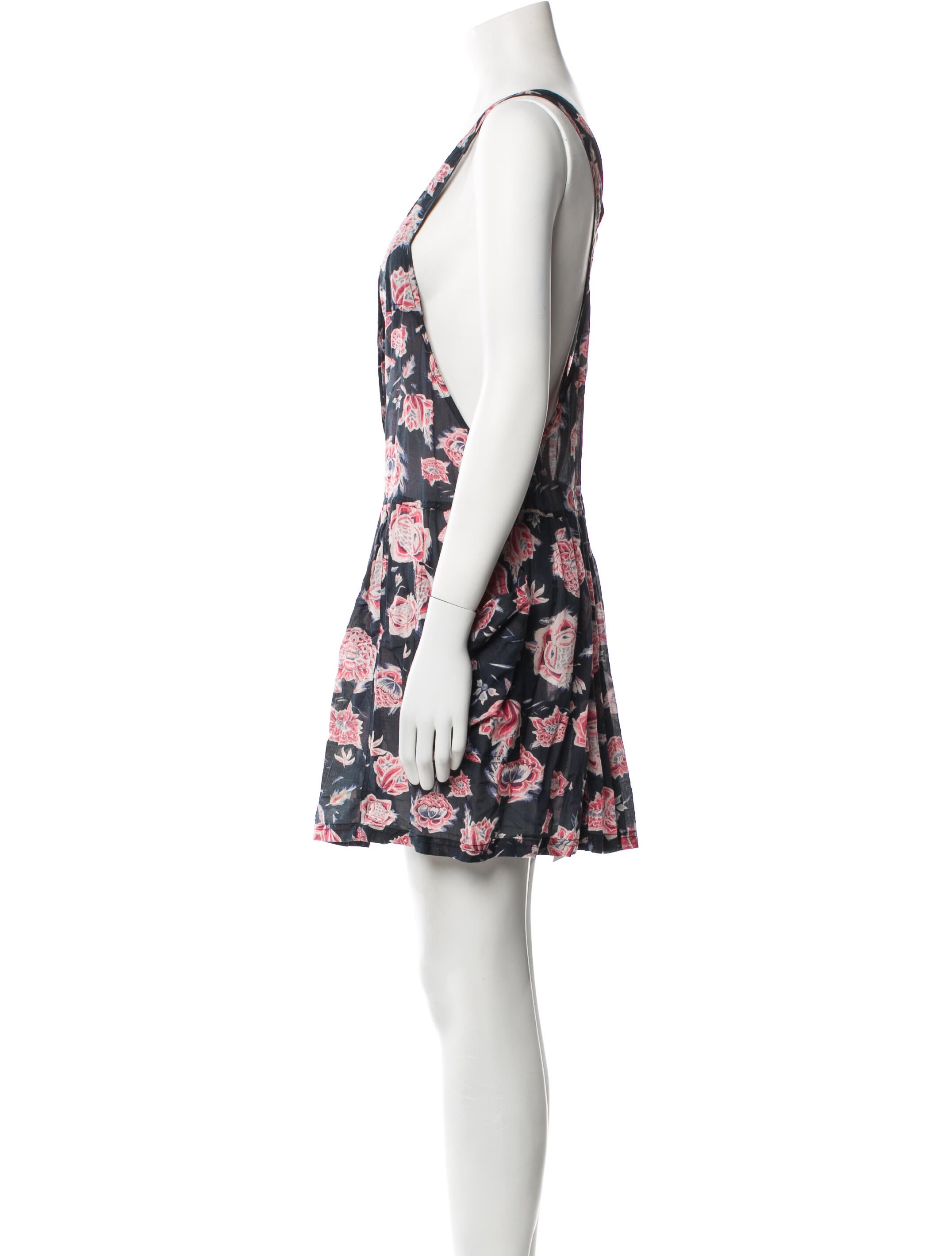 Étoile Isabel Marant Printed Scoop Neck Romper