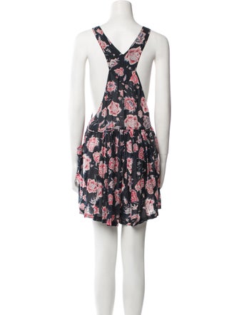 Étoile Isabel Marant Printed Scoop Neck Romper