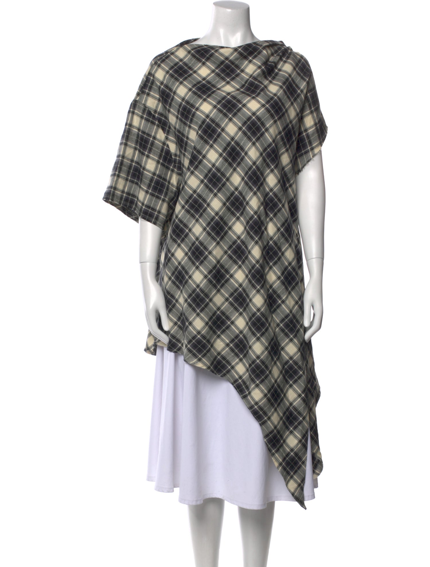 Étoile Isabel Marant Plaid Print Scoop Neck Tunic