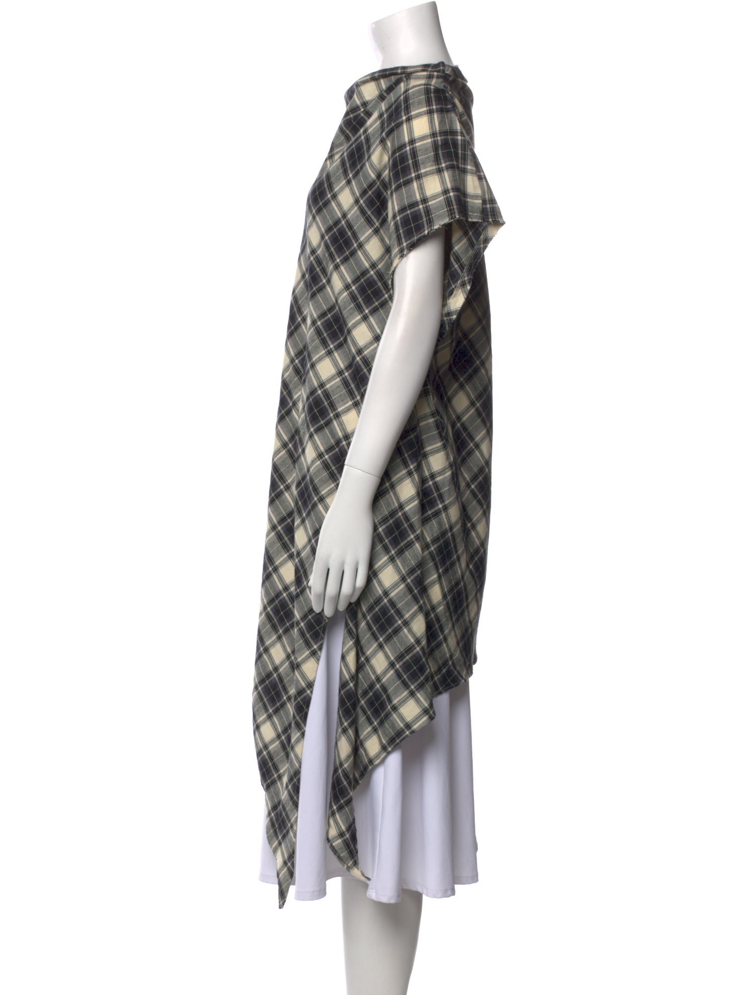 Étoile Isabel Marant Plaid Print Scoop Neck Tunic