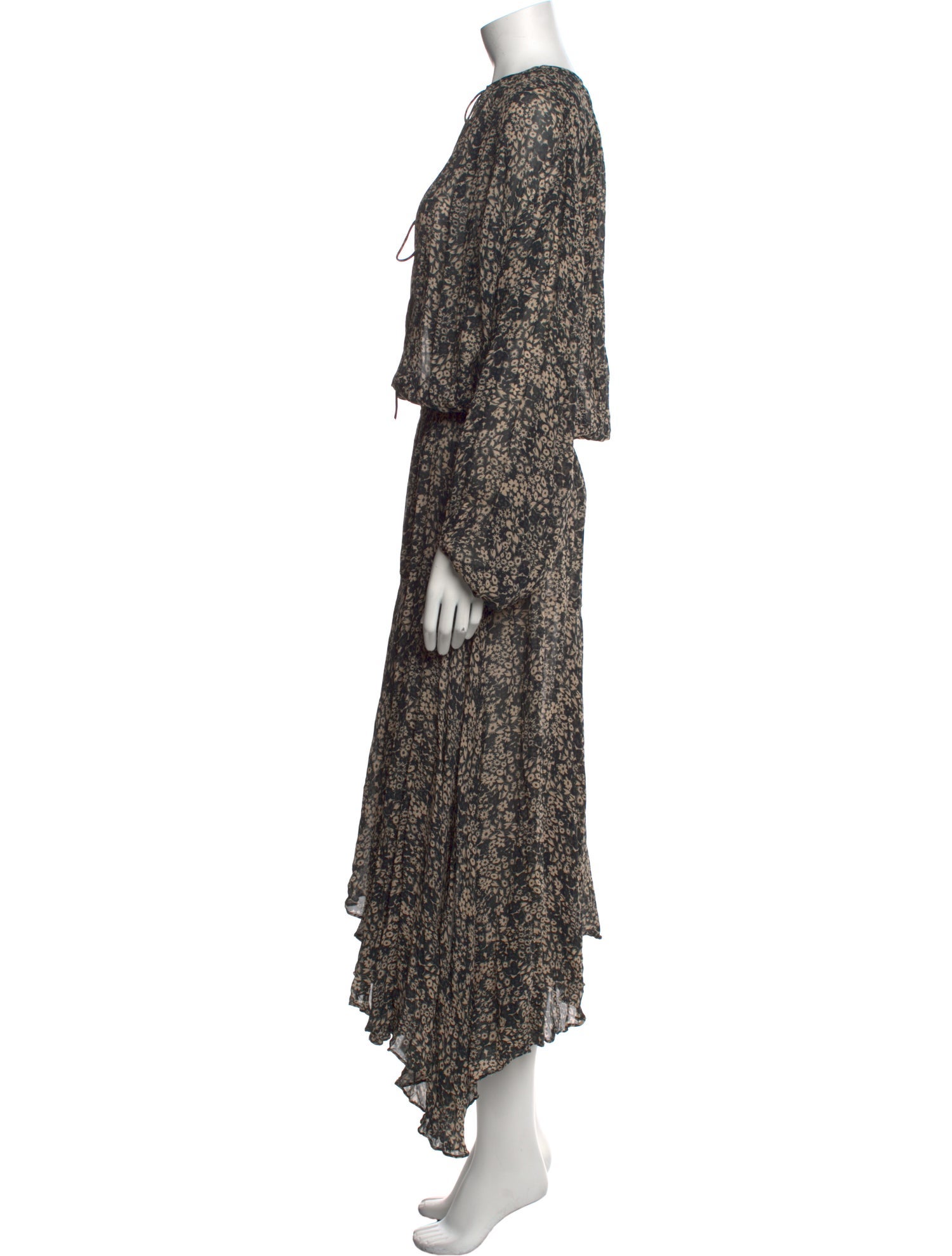 Étoile Isabel Marant Floral Print Long Dress