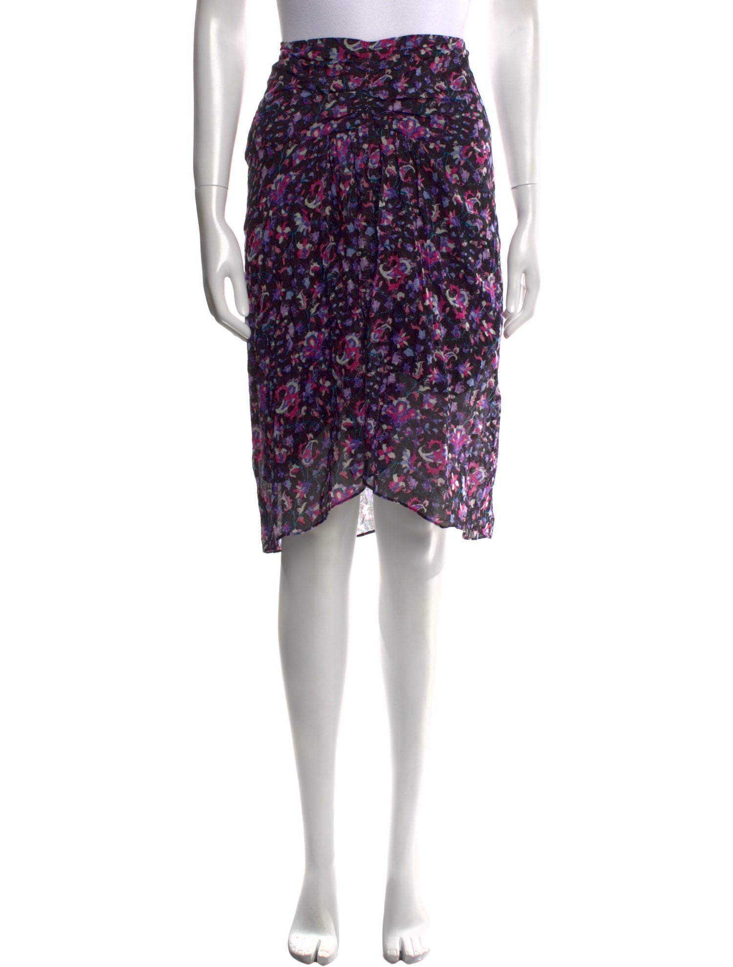 Étoile Isabel Marant Floral Print Knee-Length Skirt