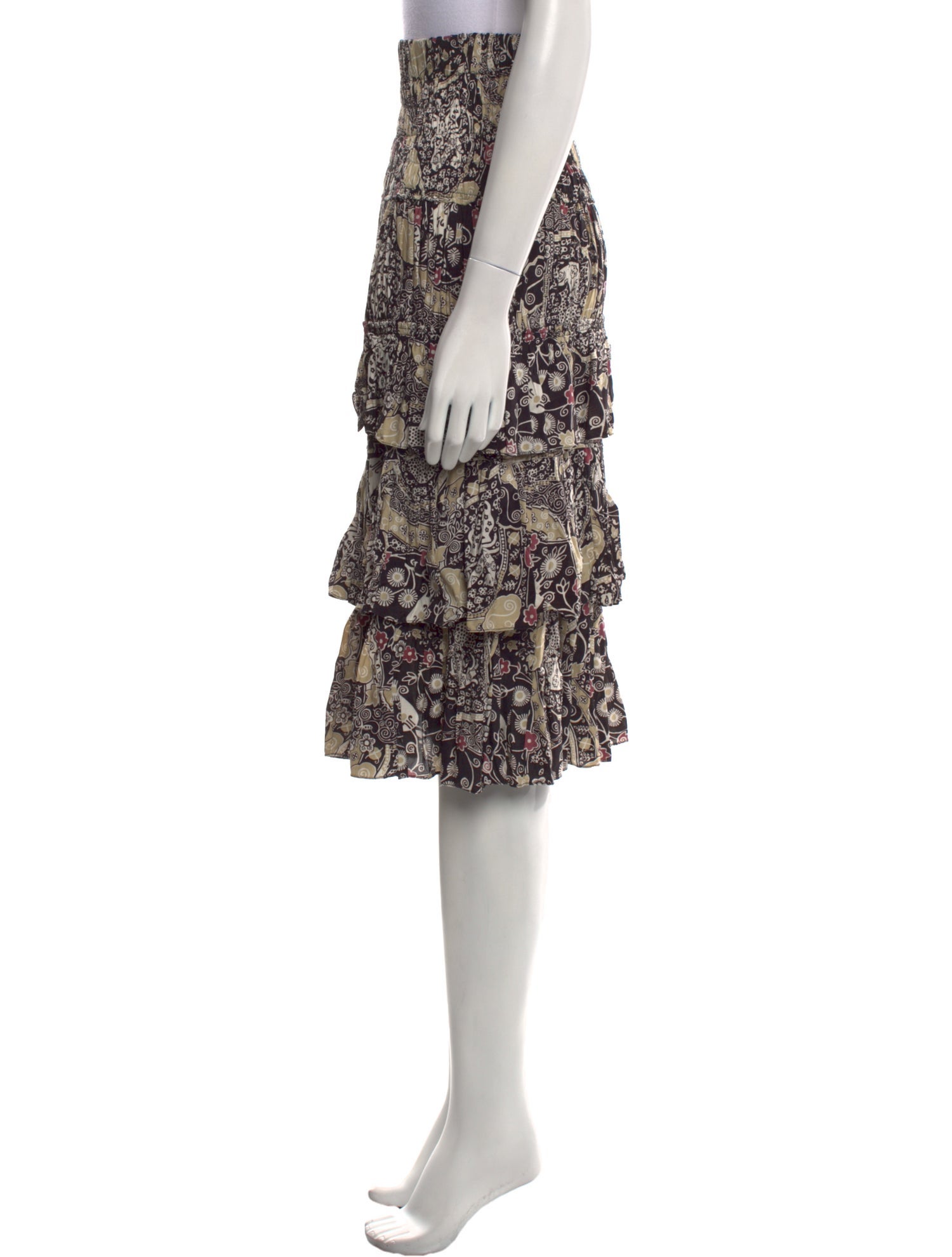 Étoile Isabel Marant Printed Knee-Length Skirt