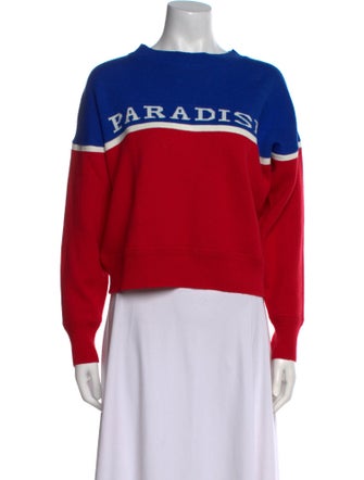 Étoile Isabel Marant Graphic Print Crew Neck Sweater