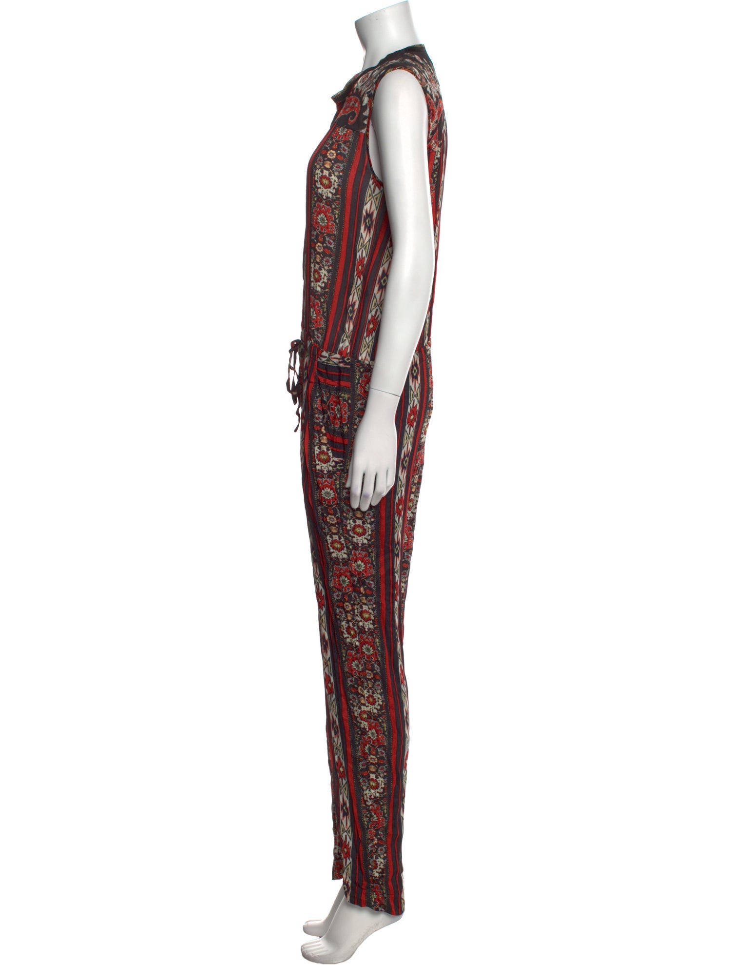 Étoile Isabel Marant Floral Print V-Neck Jumpsuit