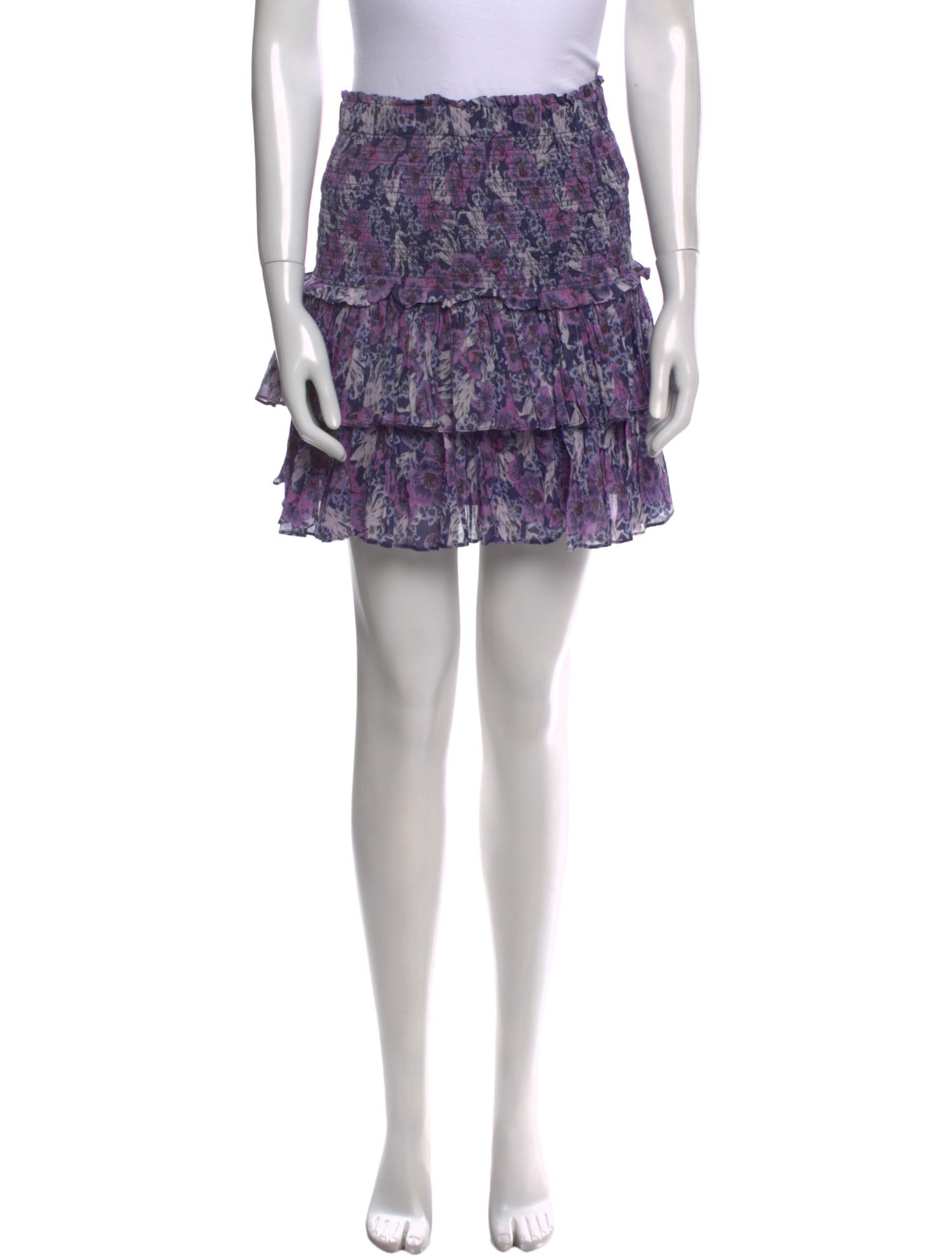 Étoile Isabel Marant Floral Print Mini Skirt