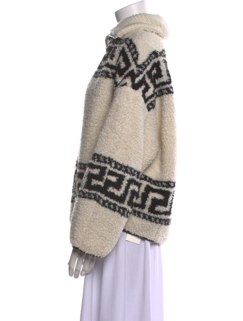 Étoile Isabel Marant Graphic Print Mock Neck Sweatshirt