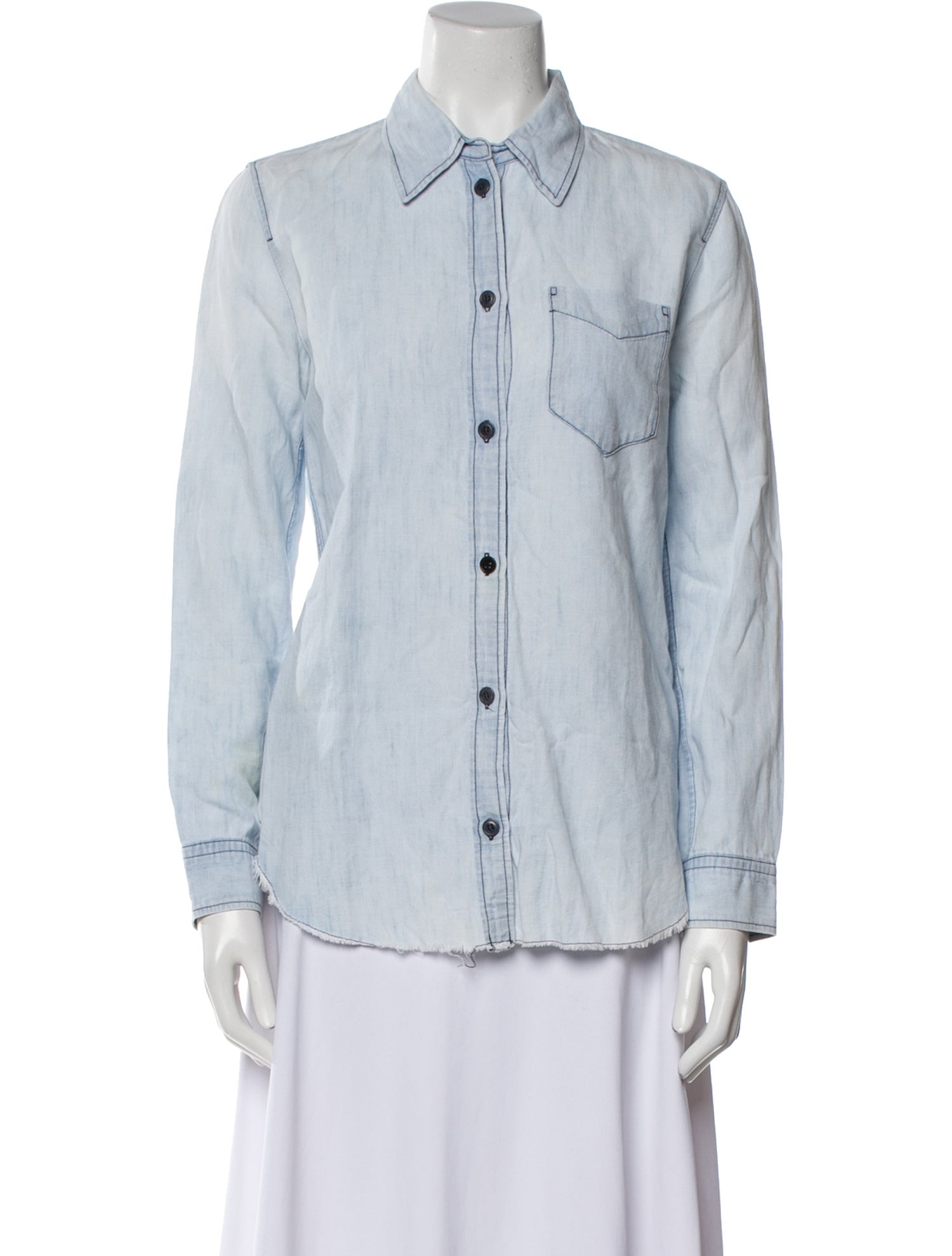 Étoile Isabel Marant Long Sleeve Button-Up Top