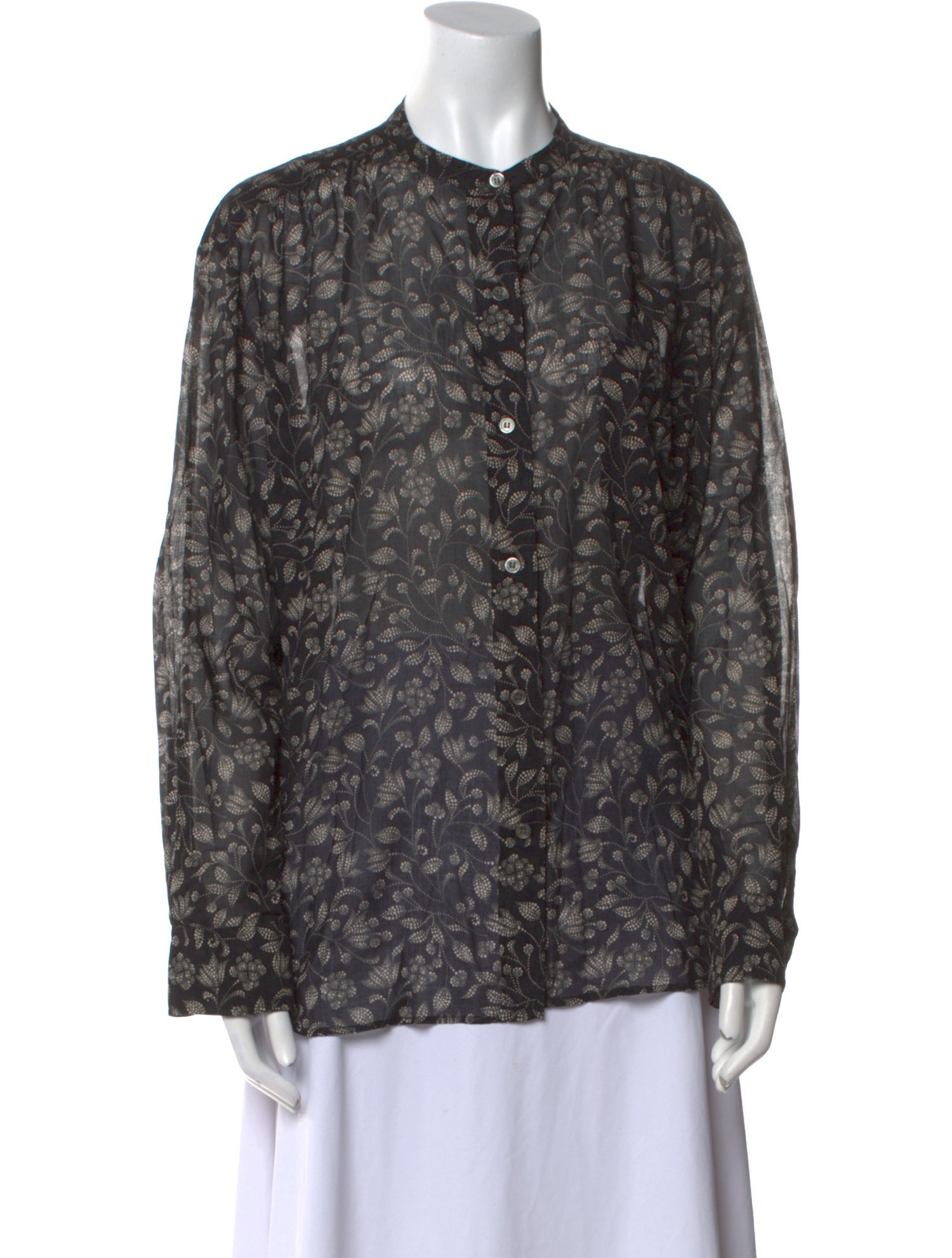Étoile Isabel Marant Floral Print Crew Neck Blouse