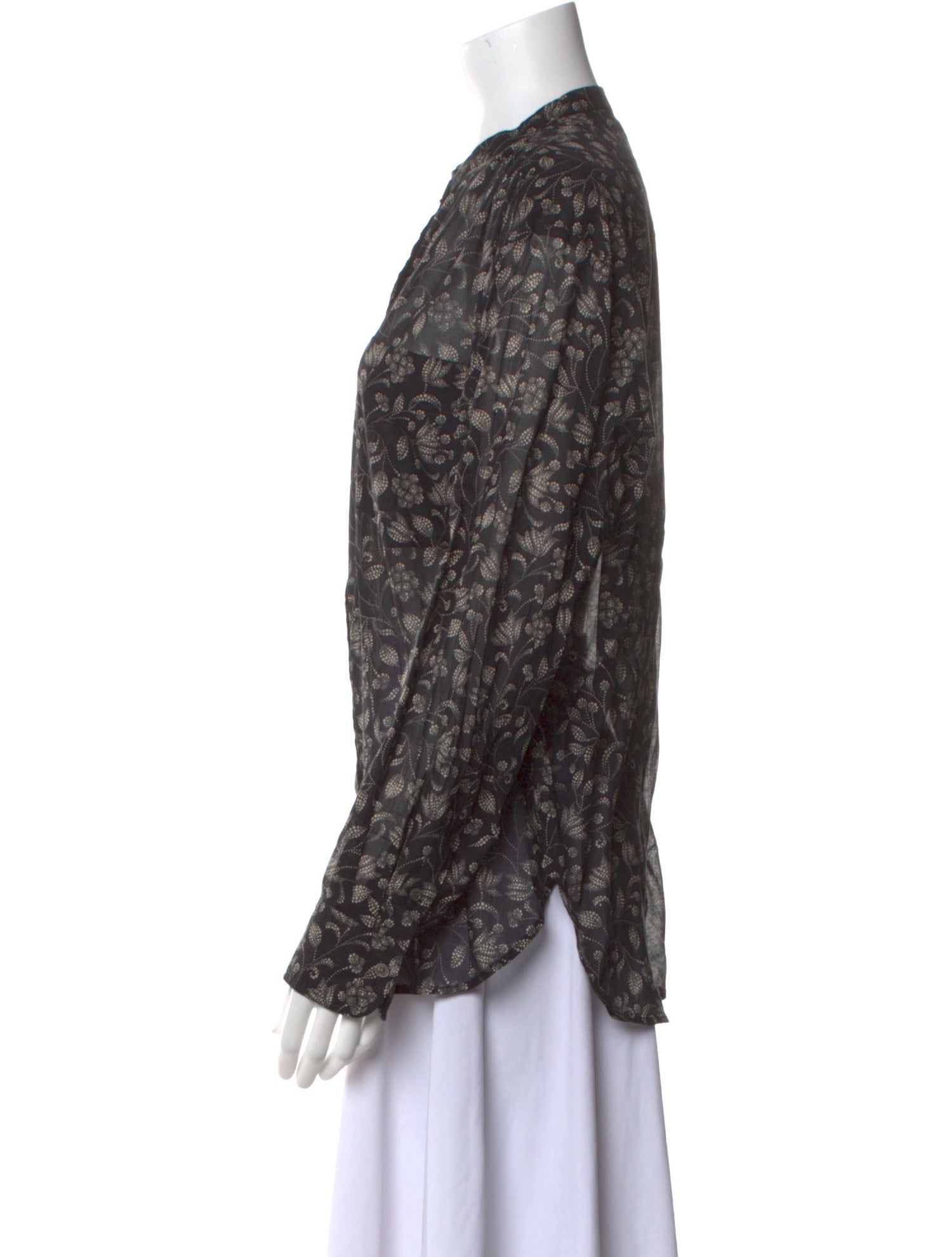 Étoile Isabel Marant Floral Print Crew Neck Blouse