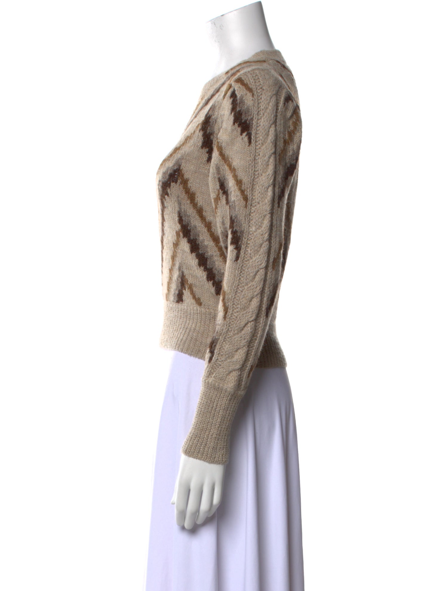 Étoile Isabel Marant Printed Crew Neck Sweater