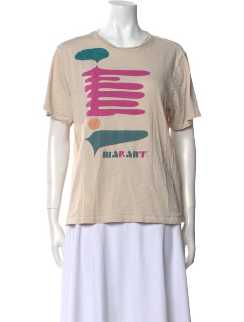 Étoile Isabel Marant Graphic Print Crew Neck T-Shirt