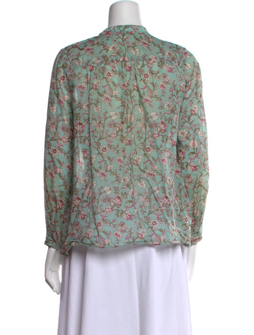 Étoile Isabel Marant Floral Print Crew Neck Blouse