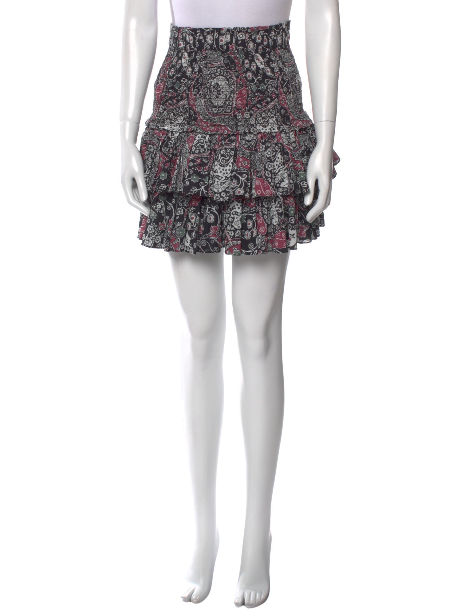 Étoile Isabel Marant Floral Print Mini Skirt