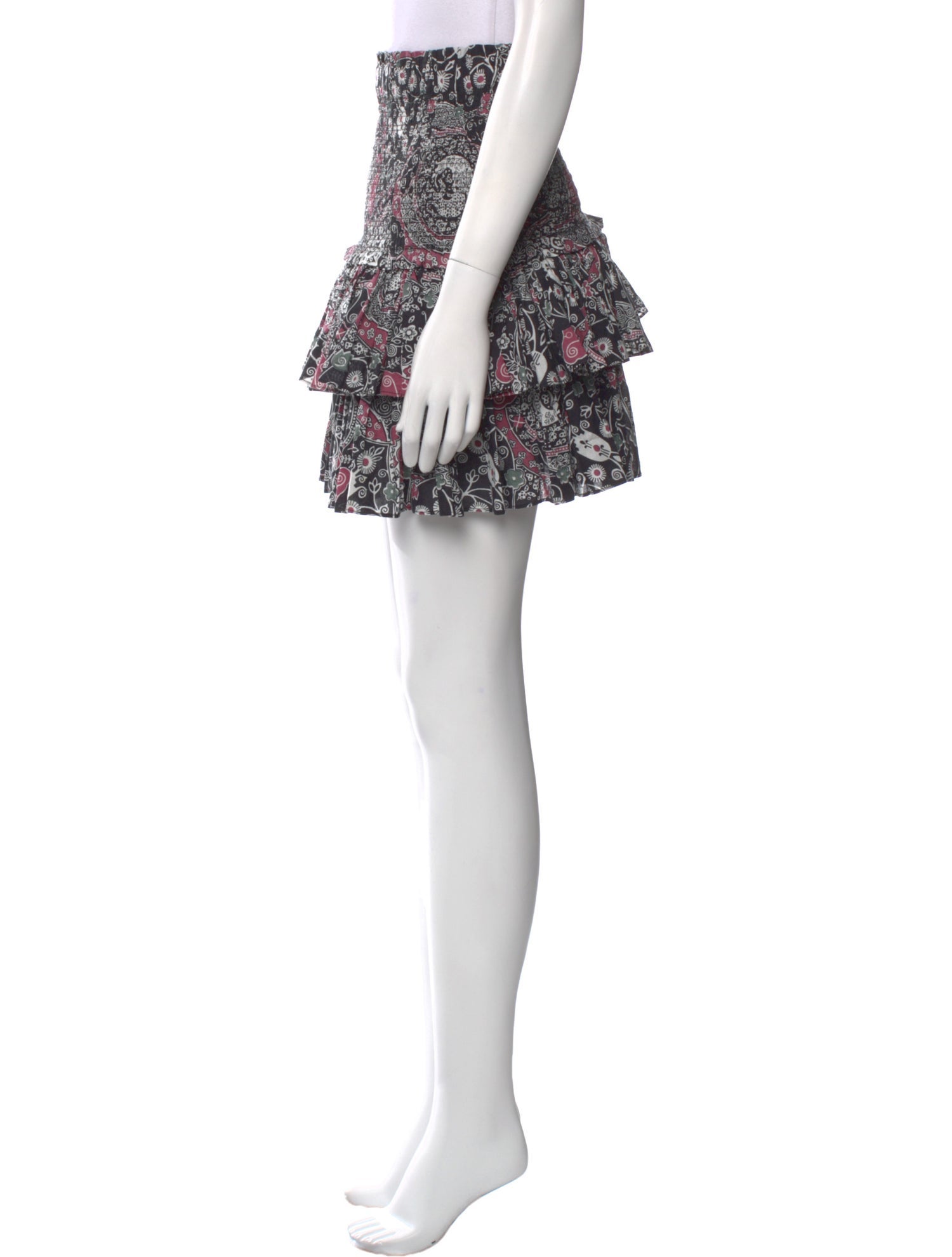 Étoile Isabel Marant Floral Print Mini Skirt