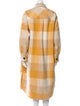 Étoile Isabel Marant Plaid Print Trench Coat