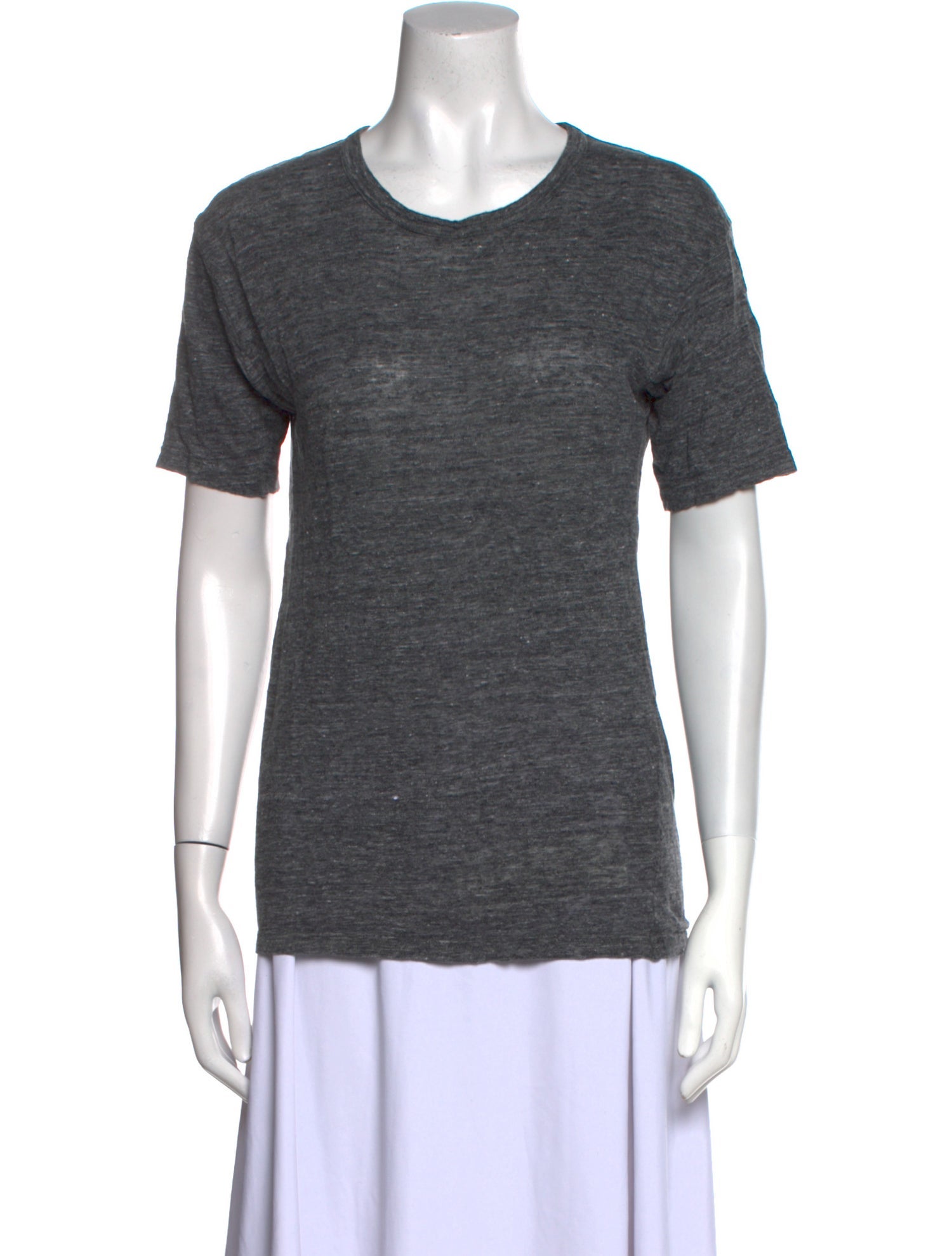 Étoile Isabel Marant Linen Crew Neck T-Shirt