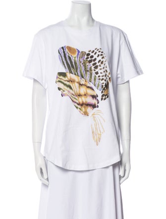 Étoile Isabel Marant Graphic Print Crew Neck T-Shirt