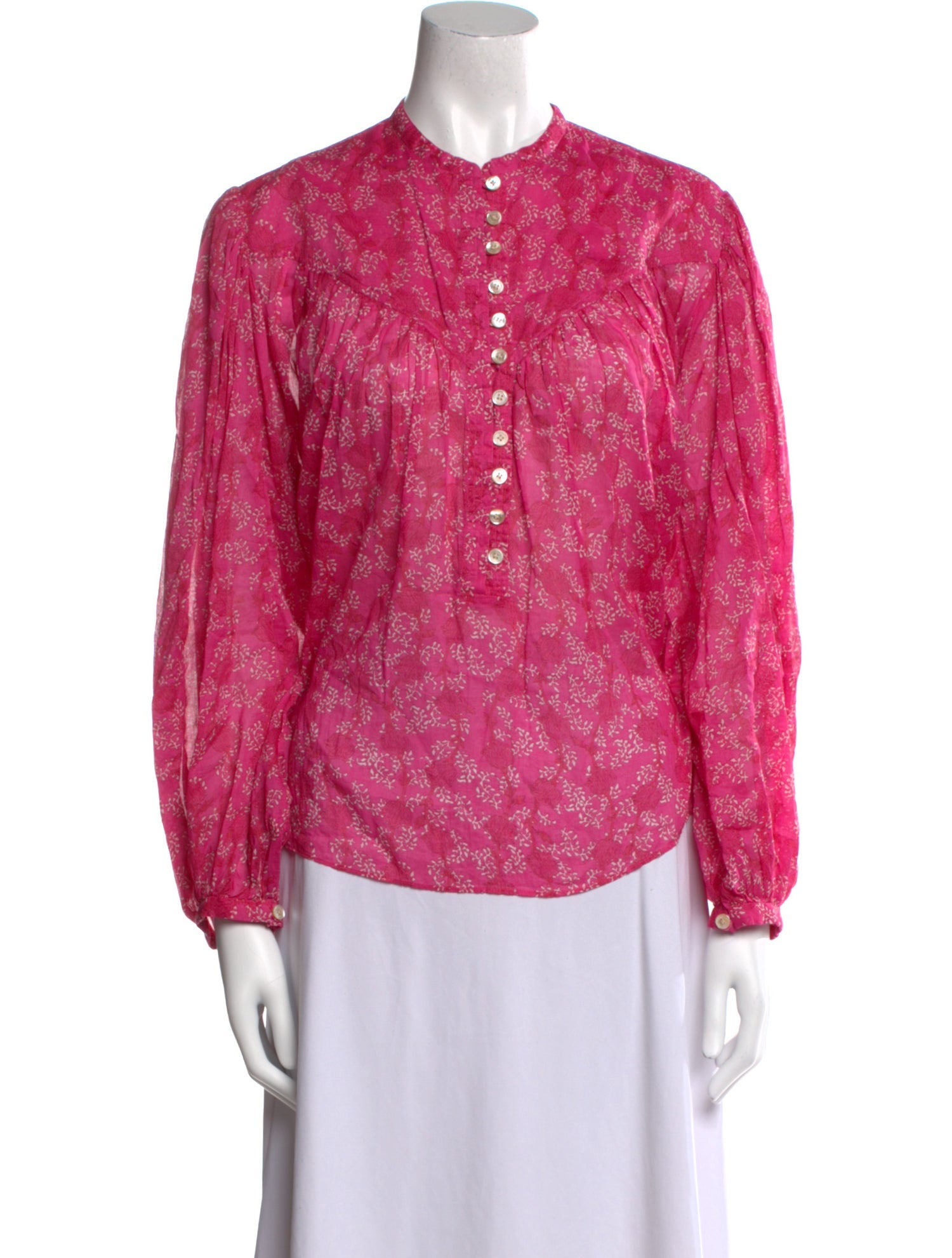 Étoile Isabel Marant Printed Crew Neck Blouse