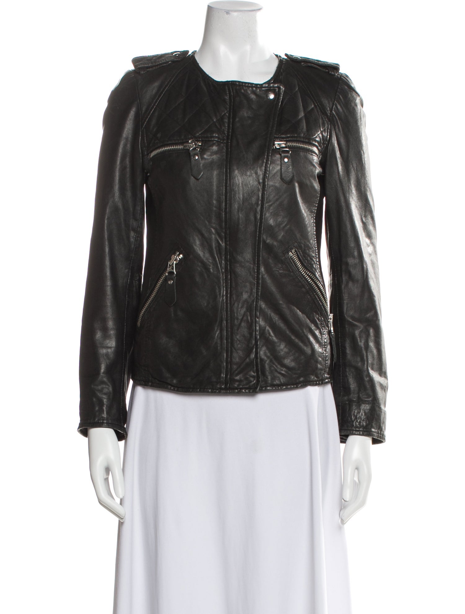Étoile Isabel Marant Lambskin Biker Jacket
