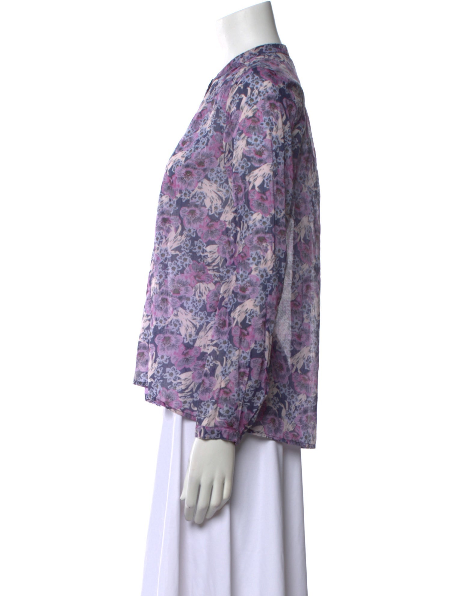 Étoile Isabel Marant Floral Print Crew Neck Blouse