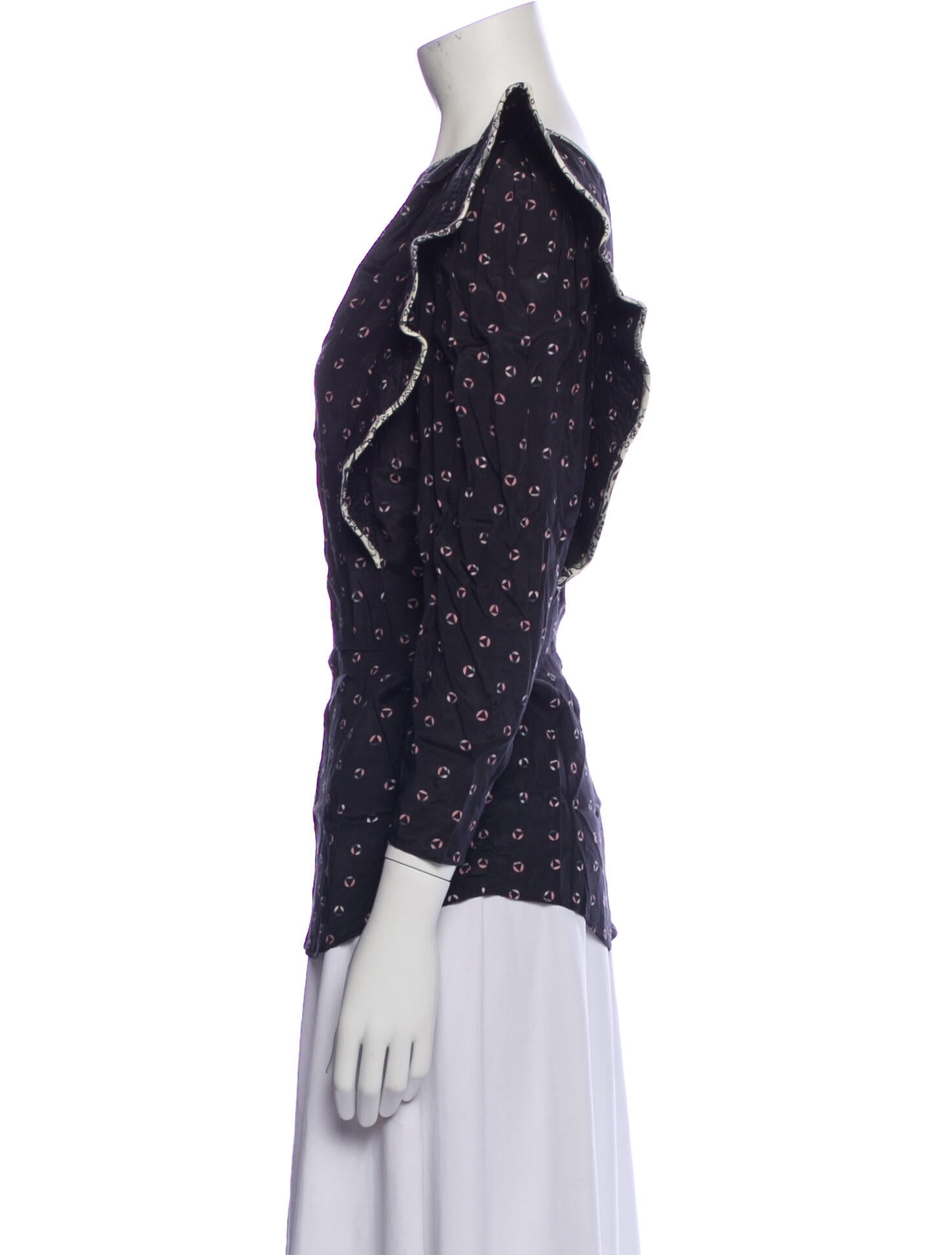 Étoile Isabel Marant Printed One-Shoulder Top