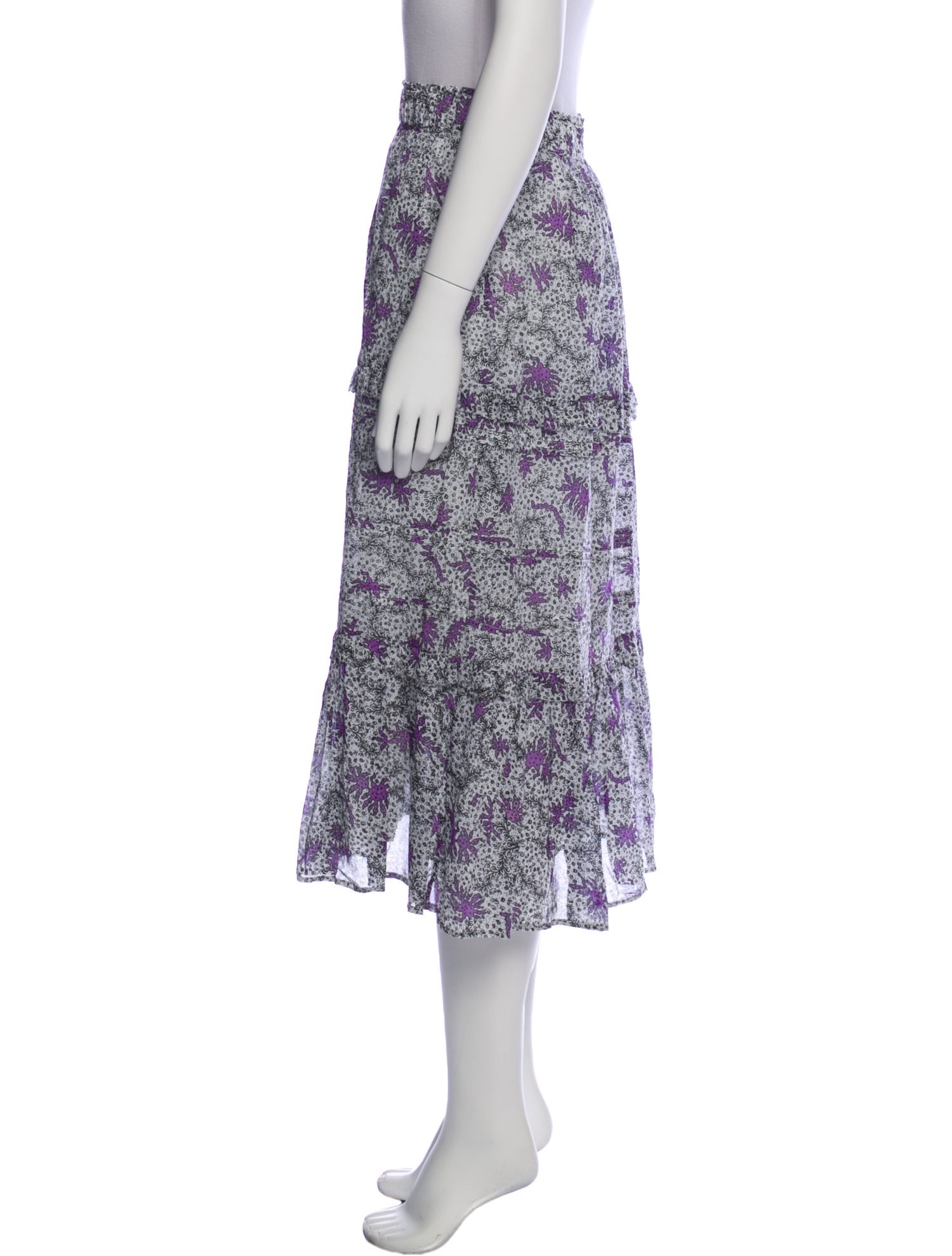 Étoile Isabel Marant Printed Midi Length Skirt