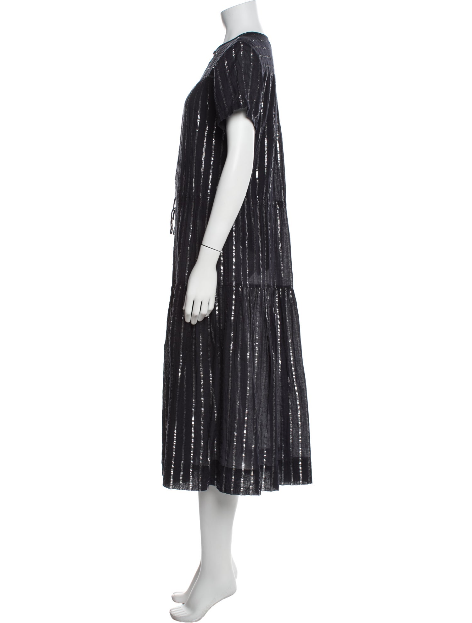 Étoile Isabel Marant Striped Midi Length Dress