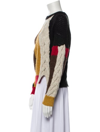 Étoile Isabel Marant Colorblock Pattern Crew Neck Sweater