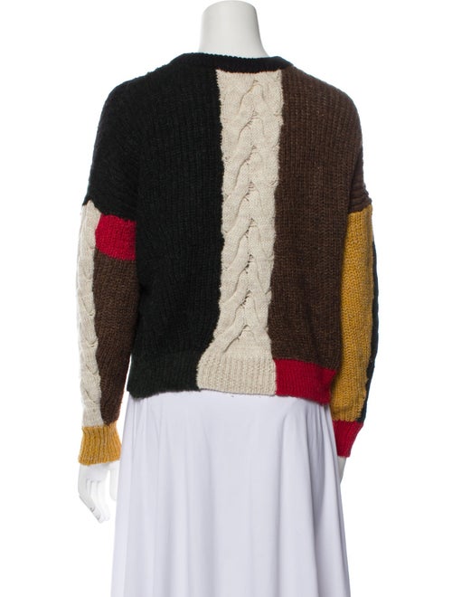 Étoile Isabel Marant Colorblock Pattern Crew Neck Sweater