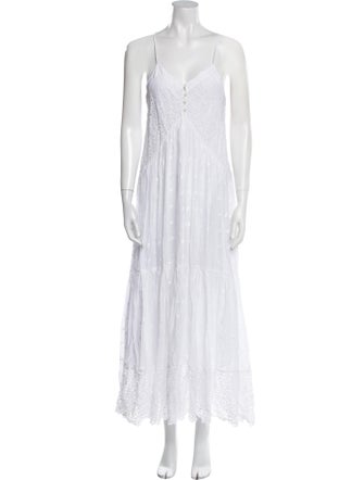 Étoile Isabel Marant V-Neck Long Dress