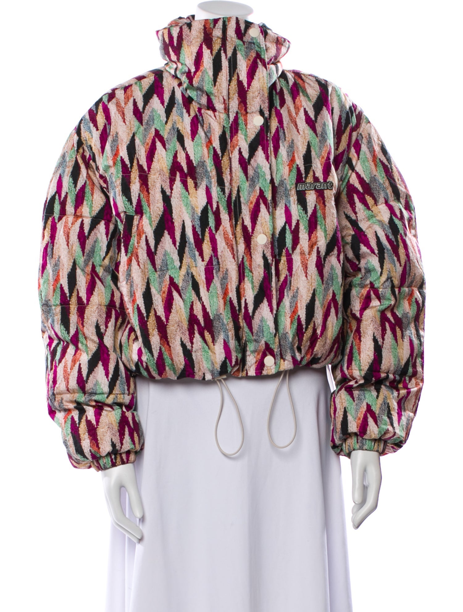 Isabel Marant Printed Faux Fur Jacket