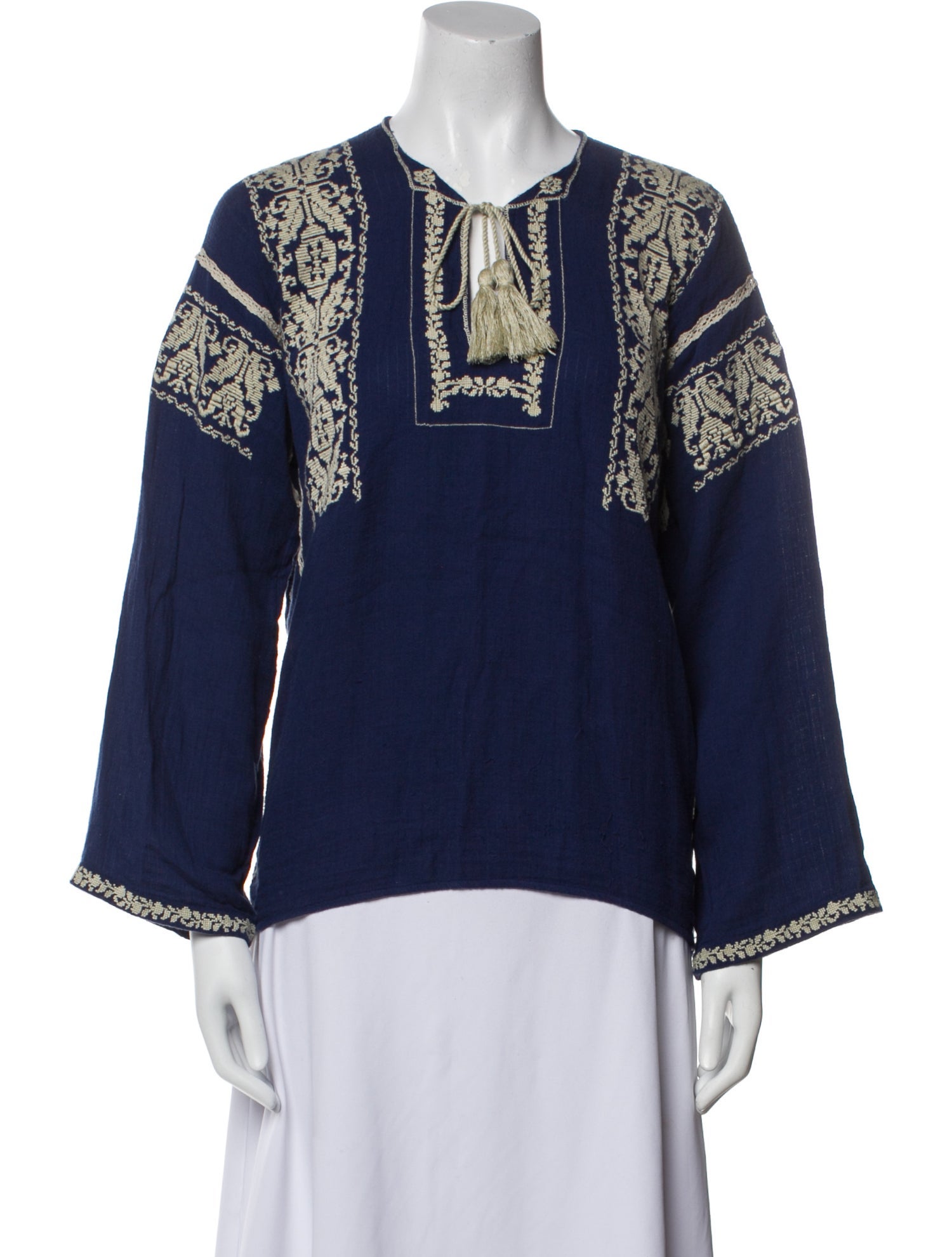 Étoile Isabel Marant Printed V-Neck Blouse