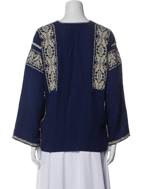 Étoile Isabel Marant Printed V-Neck Blouse