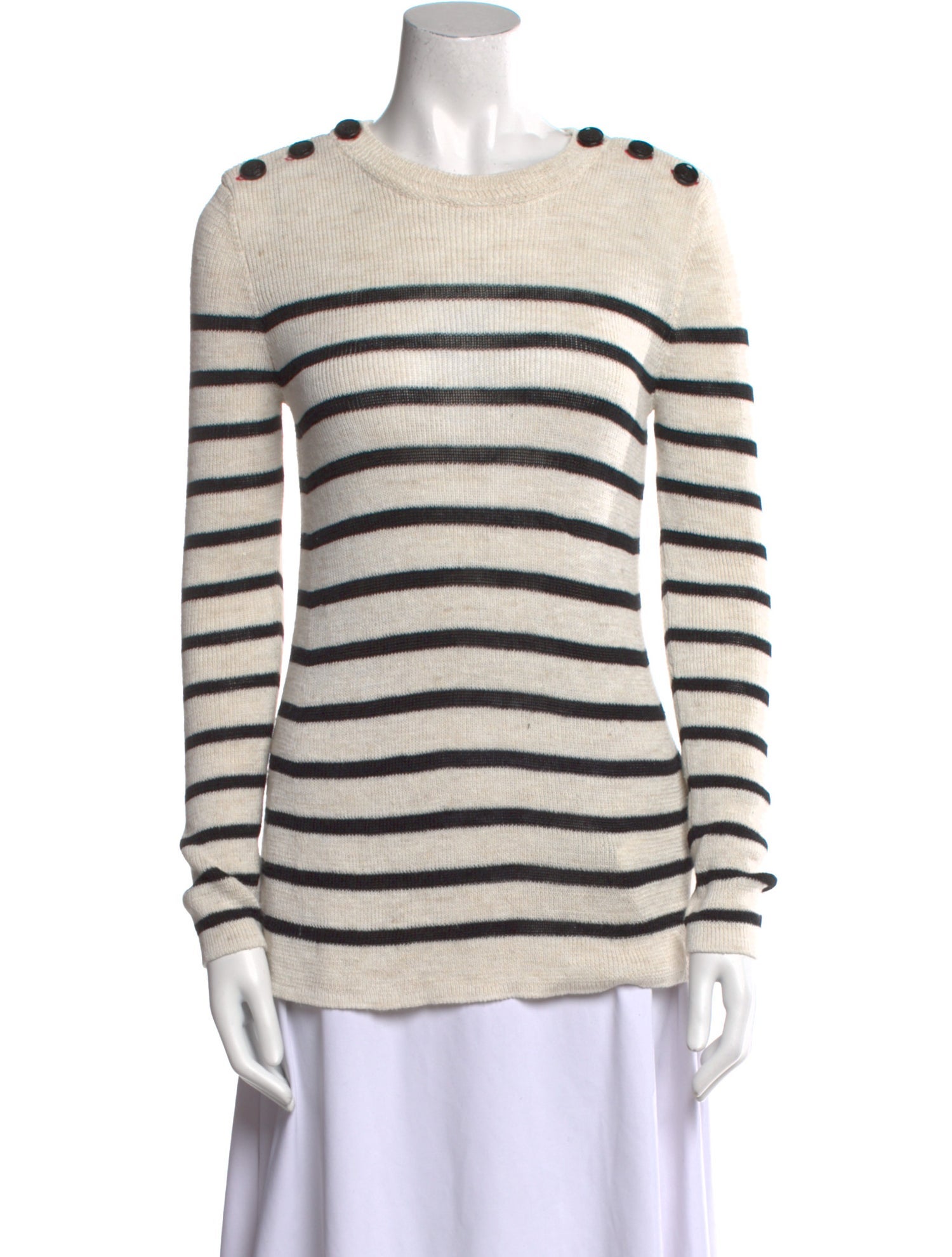 Étoile Isabel Marant Striped Bateau Neckline Sweater