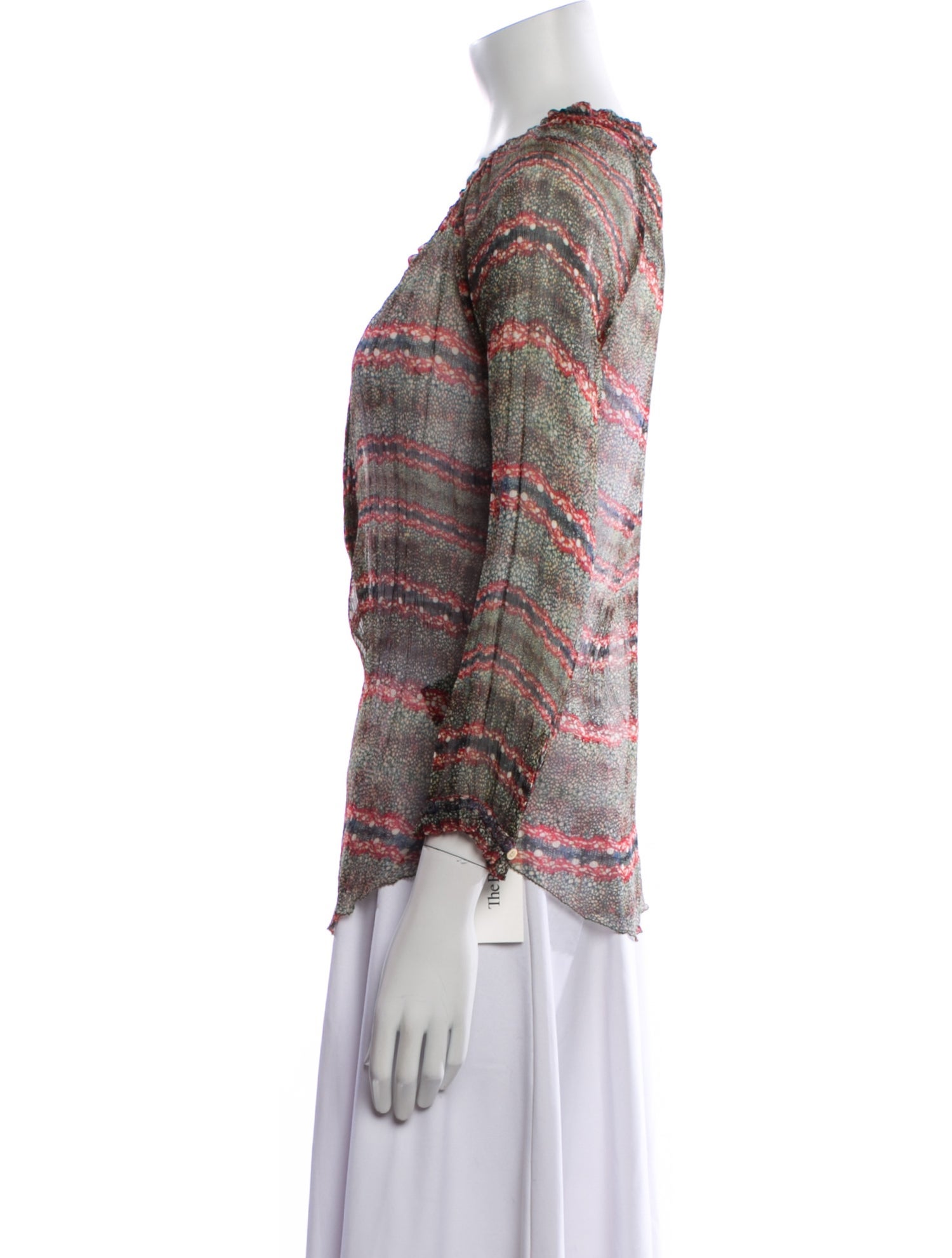 Étoile Isabel Marant Silk Striped Blouse