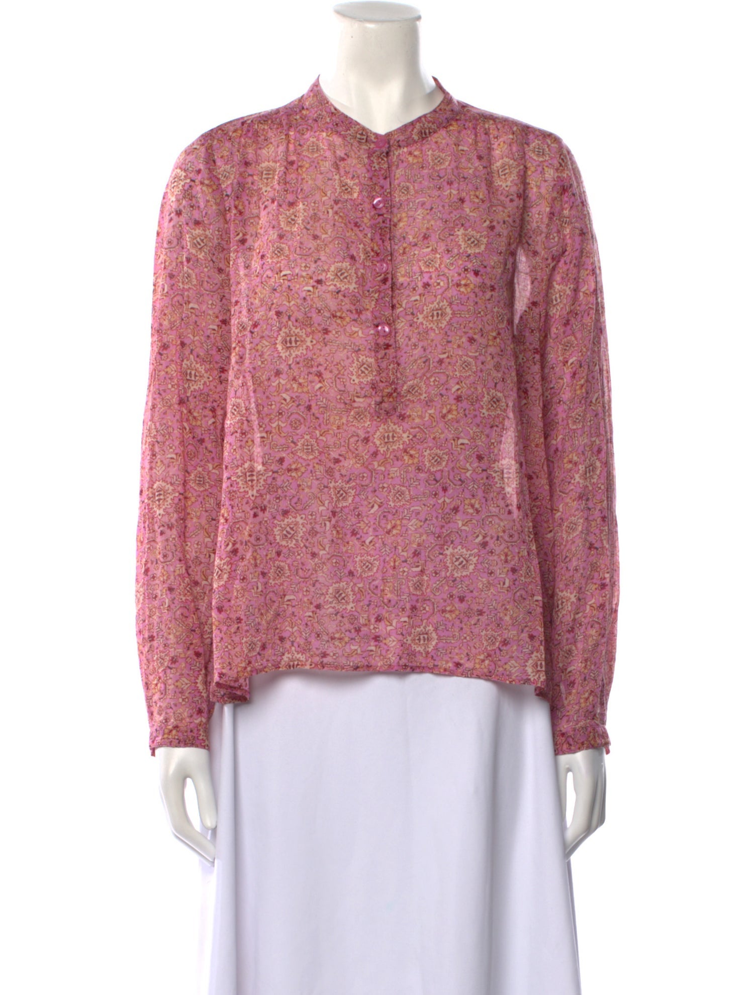 Étoile Isabel Marant Floral Print Crew Neck Blouse