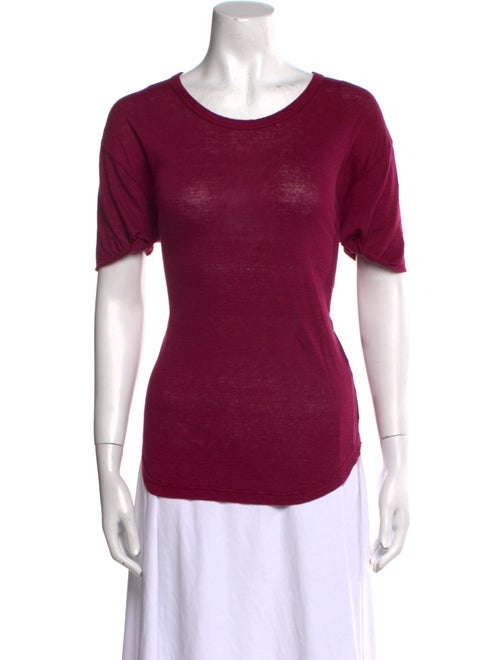 Étoile Isabel Marant Linen Scoop Neck T-Shirt