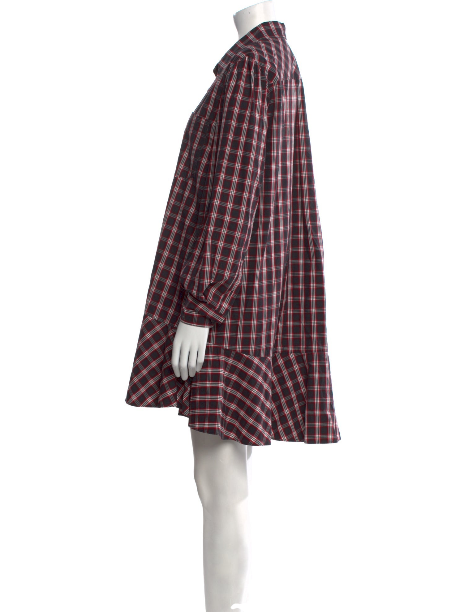 Étoile Isabel Marant Plaid Print Mini Dress