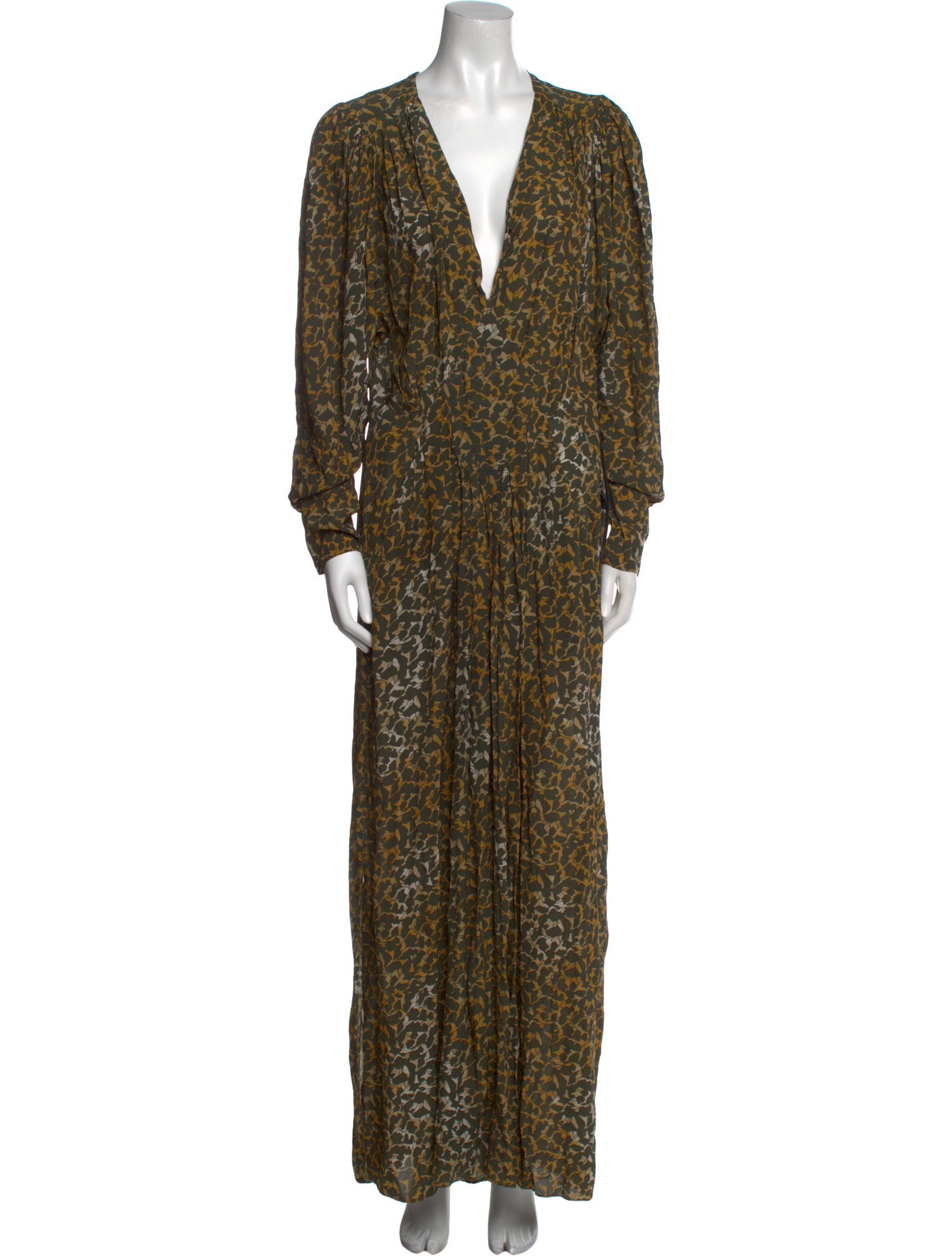Étoile Isabel Marant Animal Print Long Dress