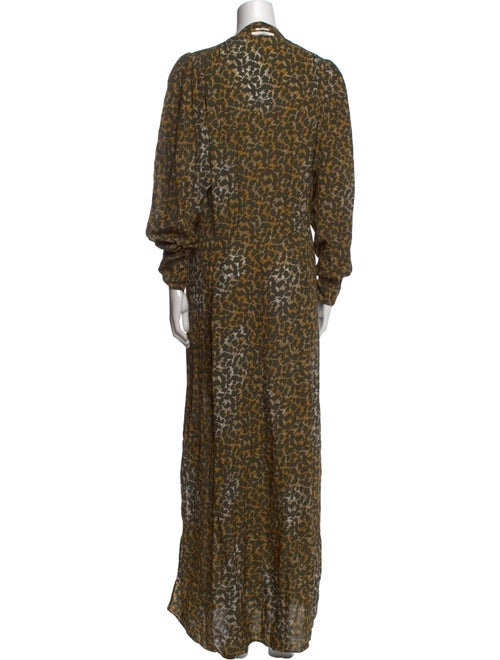 Étoile Isabel Marant Animal Print Long Dress