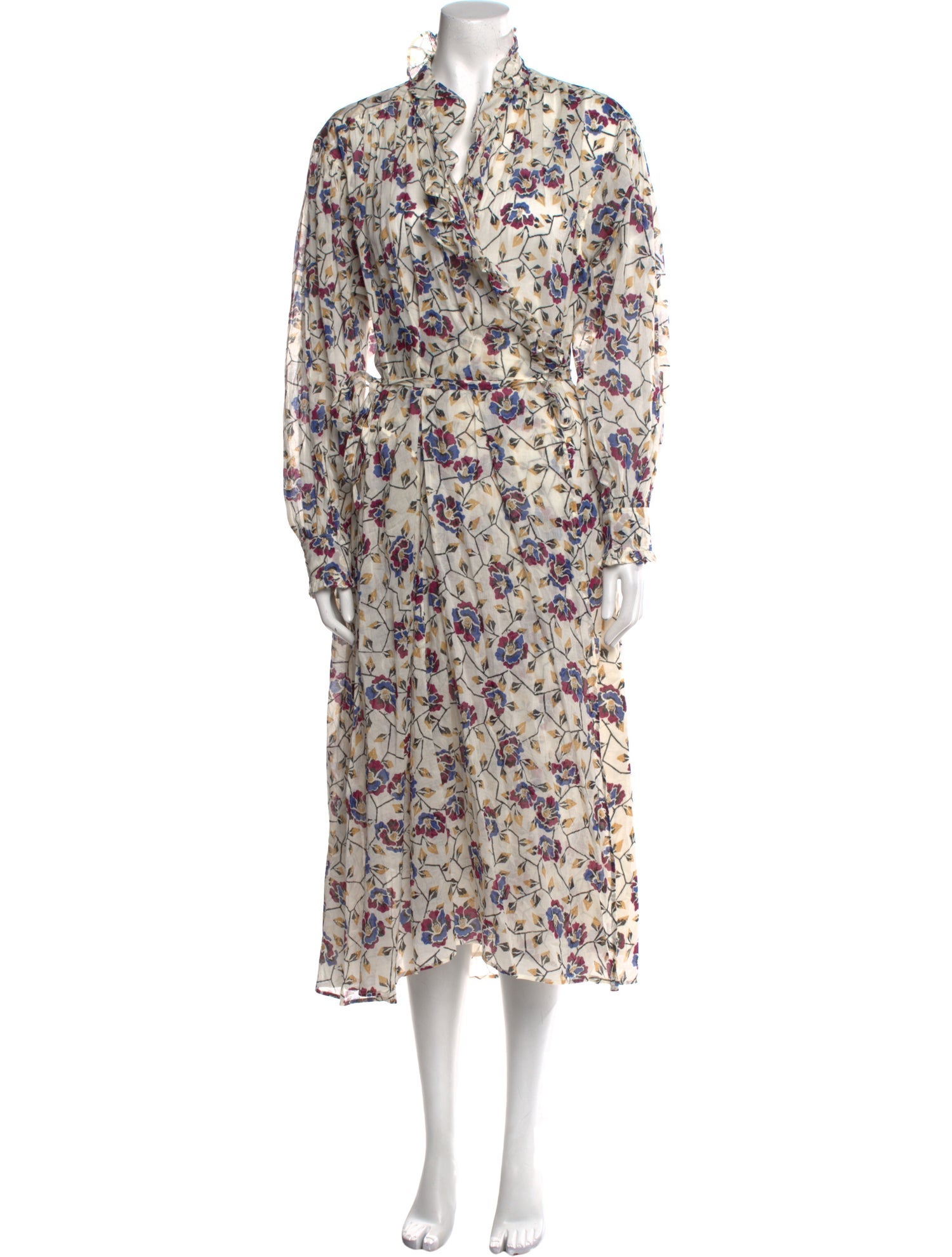 Étoile Isabel Marant Floral Print Midi Length Dress