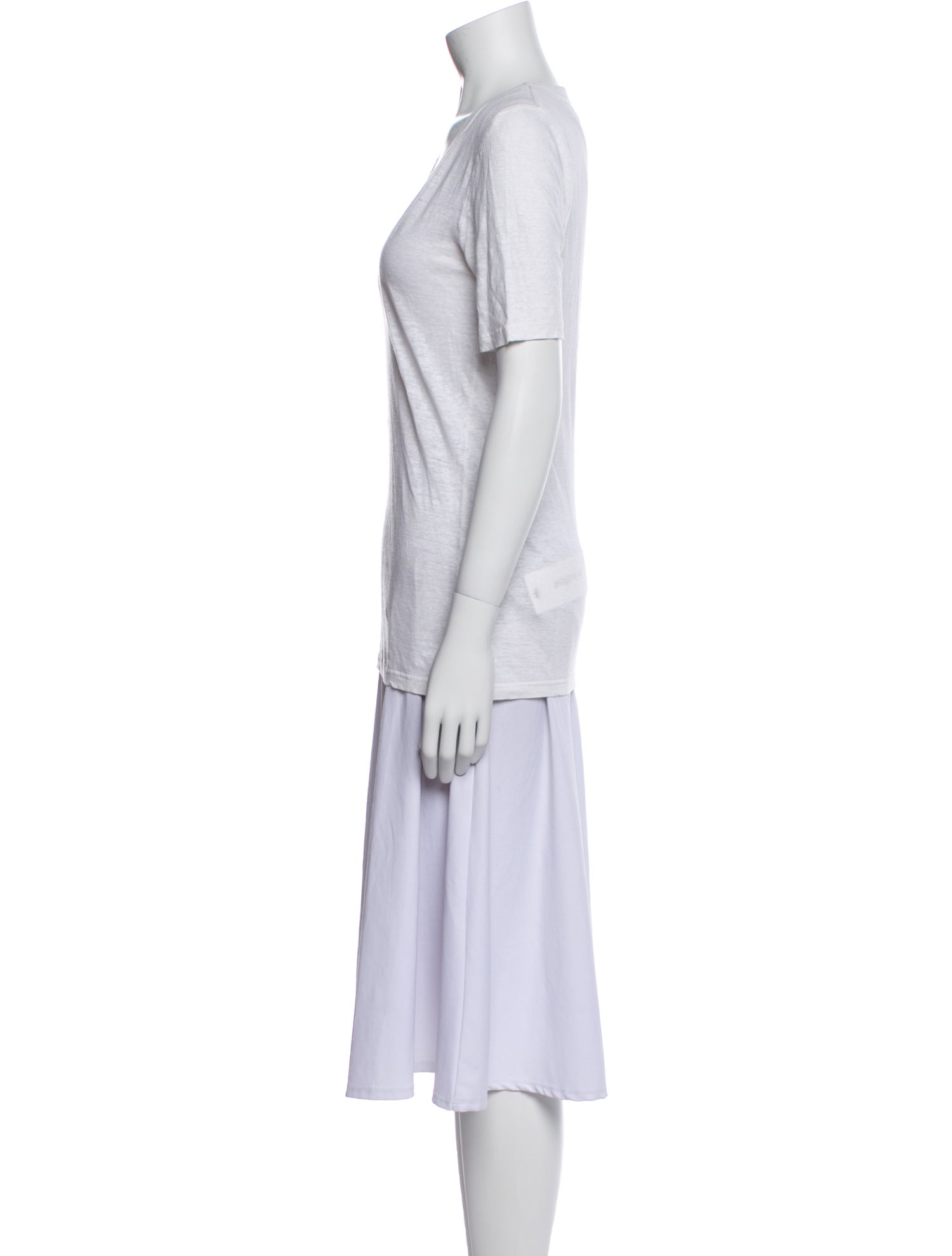 Étoile Isabel Marant Linen V-Neck T-Shirt