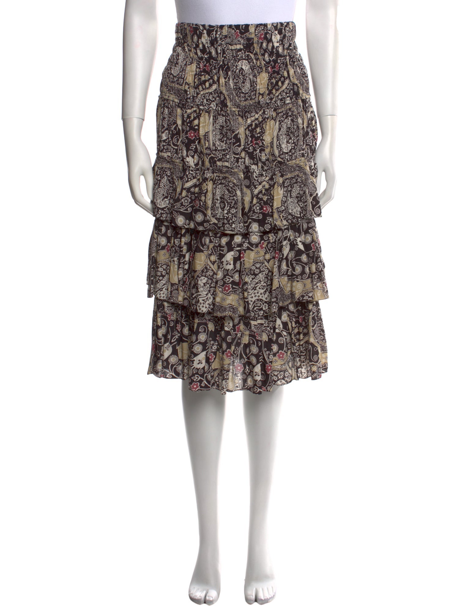 Étoile Isabel Marant Printed Knee-Length Skirt