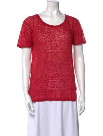 Étoile Isabel Marant Scoop Neck Short Sleeve T-Shirt