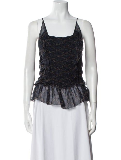 Étoile Isabel Marant Silk Printed Top